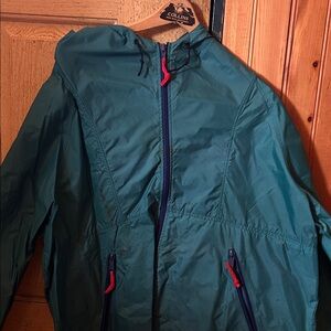 Sierra Designs Teal Women's Jacket with Red Accents